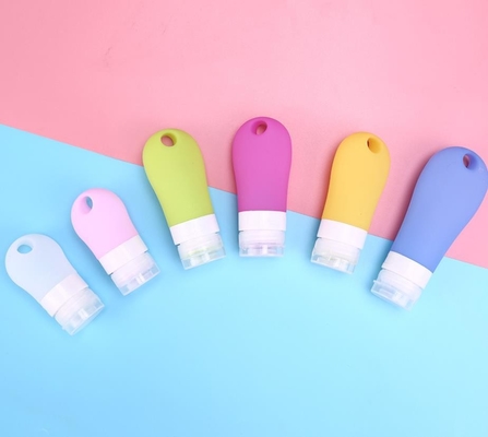 Kosong Lucu Bpa Gratis Silicone Travel Packing Botol Dengan Lubang Kait