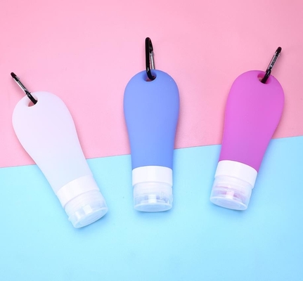 Mini Anti Bocor Perjalanan Silikon Kemasan Botol Guci Membawa Pesawat Ringan