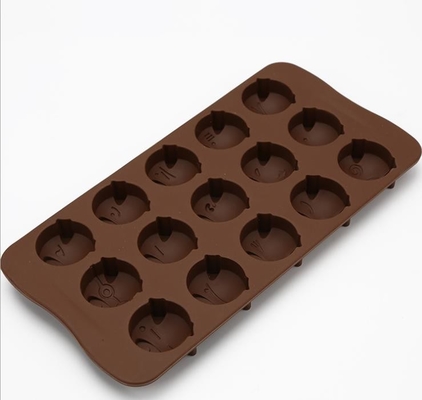 Hewan Cetakan Coklat Silikon Hewan Alat Tahan Panas Profesional