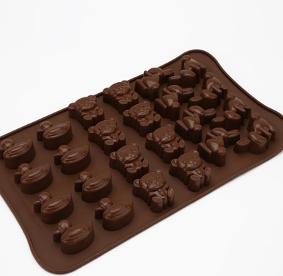 Cetakan hewan silikon berbentuk coklat Deisgn unik untuk anak-anak anak-anak