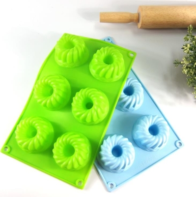 Cetakan Kue Silikon Ringan Deshwasher Non Cacat Dapat Dicuci