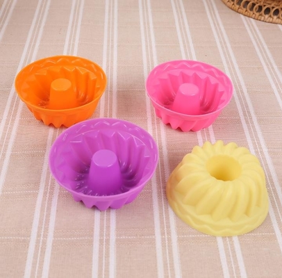 Sekrup Bentuk Silikon Cupcake Cetakan Anak Ramah Ramah Lingkungan Freezer Aman