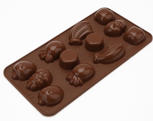 Buah Kustom Chocolate Bar Cetakan Baki Desain Mewah Aksesoris Kirchen Kecil