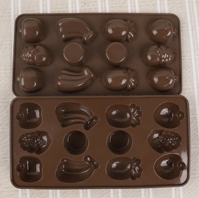 Buah Kustom Chocolate Bar Cetakan Baki Desain Mewah Aksesoris Kirchen Kecil