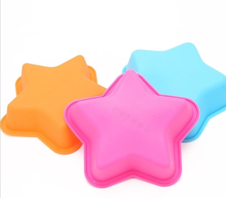 Cetakan Kue Silikon Desain Unik, Kaleng Kue Silikon Umur Panjang
