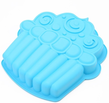 Ice Cream Silicone Baking Cups Ukuran Besar Mudah Dibersihkan Non Stick
