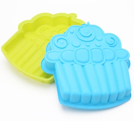 Ice Cream Silicone Baking Cups Ukuran Besar Mudah Dibersihkan Non Stick