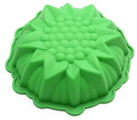 Bakeware Silicone Cupcake Liners, Tiga Dimensi DIY 8 Inch Warna Hijau