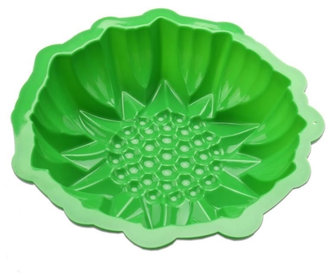 Bakeware Silicone Cupcake Liners, Tiga Dimensi DIY 8 Inch Warna Hijau