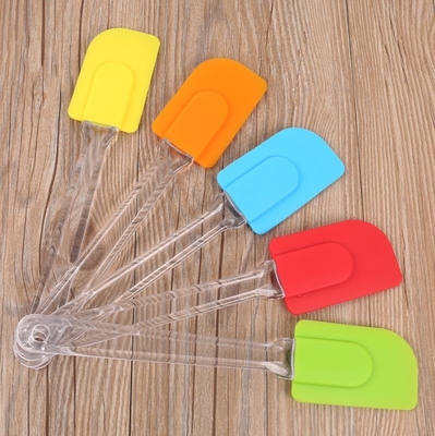 Lekukan Kue Kecil Silikon Sendok Alat Memasak Spatula Praktis