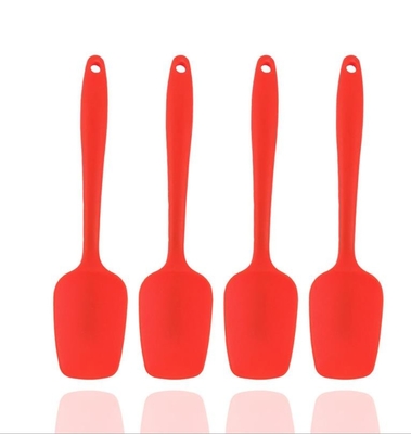 Slat Mini Karet Silikon Sendok Spatula Set Tahan Lama Untuk Memasak