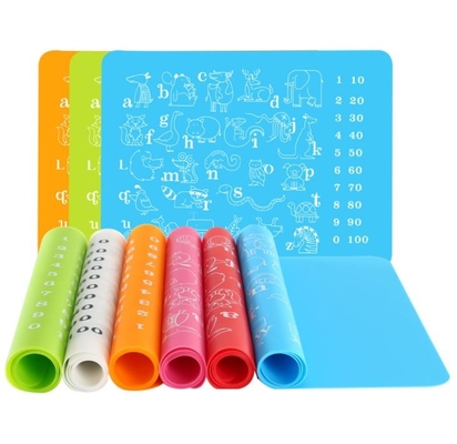 Animal Printing Silicone Kids Product, Kids Silicone Tatakan Untuk Balita