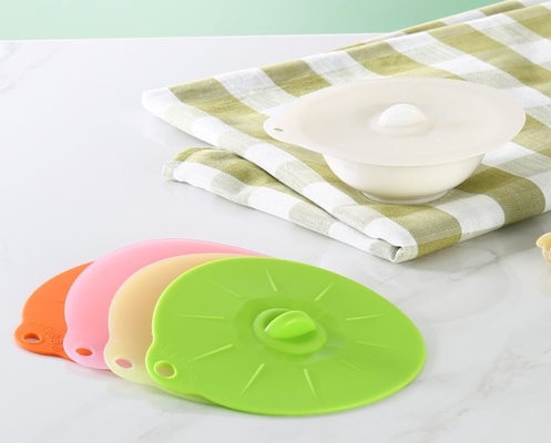 Ukuran kecil Food Grade standar Silicone Food Preservation Bowl Tutup penutup