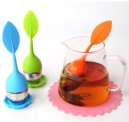 BAP gratis teh infuser Lucu silikon teh infuser daun bentuk FDA silikon