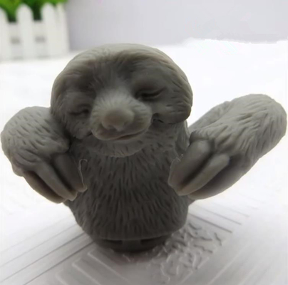 Hewan sloth berbentuk Abu-abu Warna Food Grade Silicone Tea infuser BPA Gratis