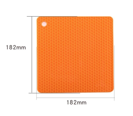 Alat-alat dapur silikon sarang lebah kecil berlapis 18,2 * 18,2 * 0,6 cm untuk bayi