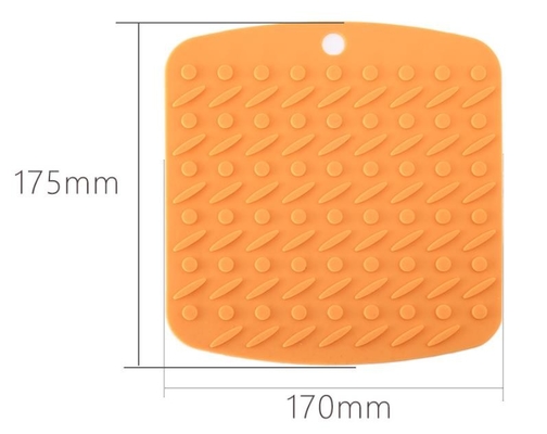Novelty Round Dots Silicone Peralatan Dapur Anti Slip BPA Gratis Dekoratif