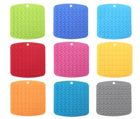 Novelty Round Dots Silicone Peralatan Dapur Anti Slip BPA Gratis Dekoratif