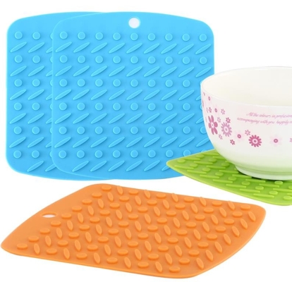 Novelty Round Dots Silicone Peralatan Dapur Anti Slip BPA Gratis Dekoratif