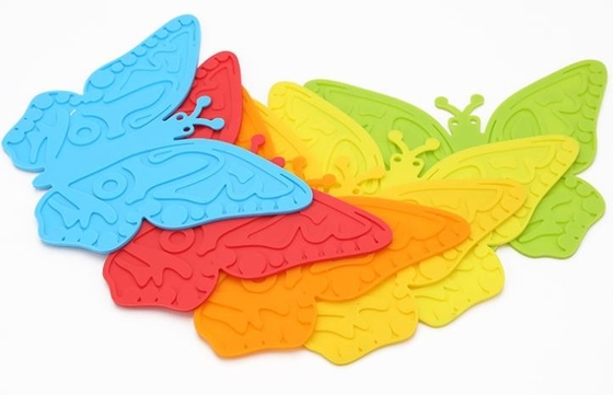 Greeen Silicone Kitchen Tools, Anak-Anak Silikon Tatakan Ramah Lingkungan