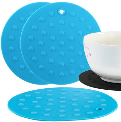 Peralatan Masak Karet Bulat, Silicone Baking Mat Embossed Dots Style