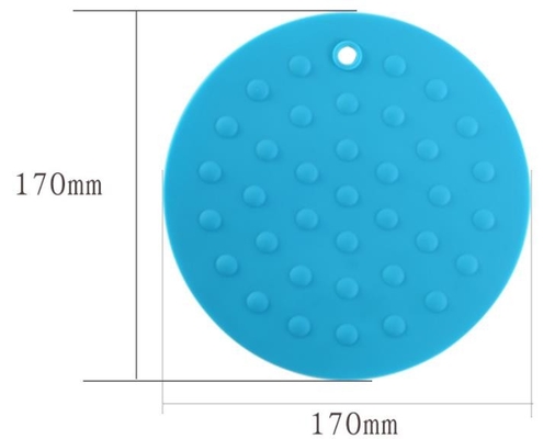 Peralatan Masak Karet Bulat, Silicone Baking Mat Embossed Dots Style