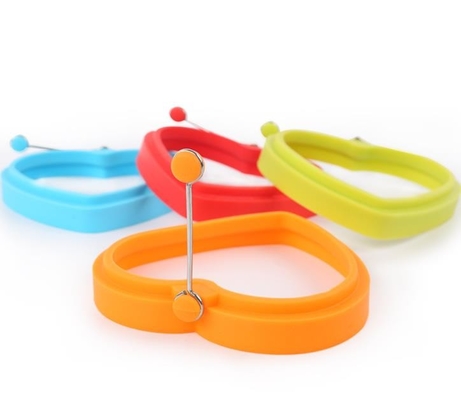 Alat-Alat Dapur Silicone Heart Lihat Lucu BPA Gratis Untuk Anak Anak Sarapan