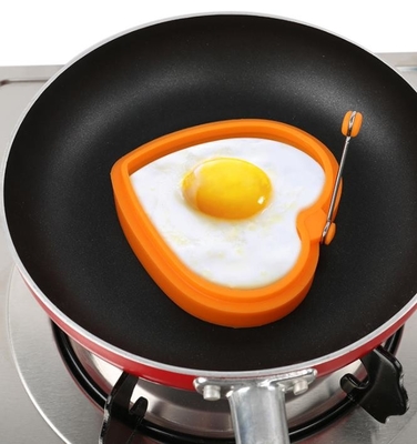 Alat-Alat Dapur Silicone Heart Lihat Lucu BPA Gratis Untuk Anak Anak Sarapan