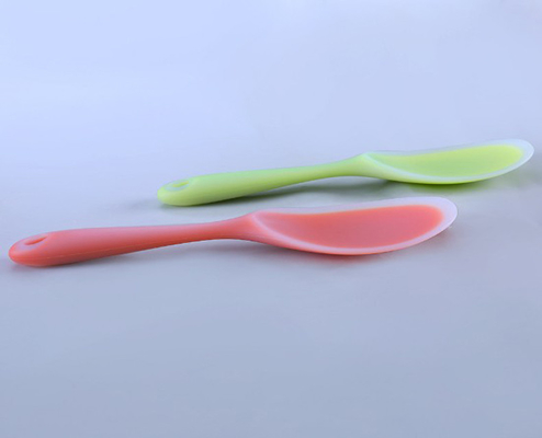 Food Grade Silicone Rice Spoons peralatan dapur dengan warna transparan
