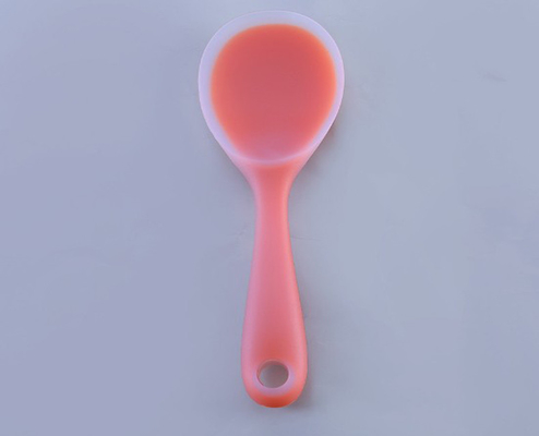 Food Grade Silicone Rice Spoons peralatan dapur dengan warna transparan