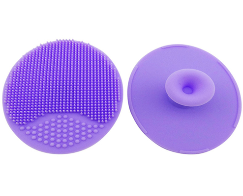 FDA Super Lembut Oval Silikon Sikat Pembersih Wajah Untuk Tubuh Dan Wajah
