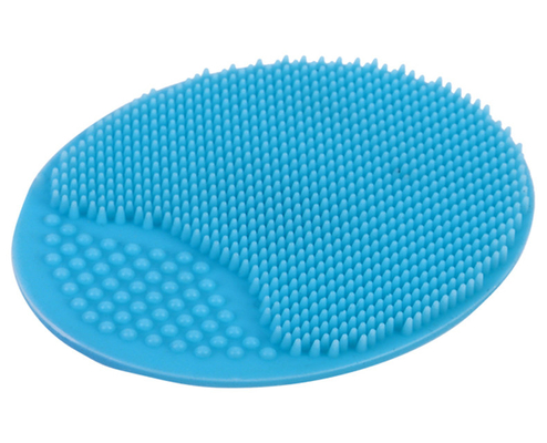 FDA Super Lembut Oval Silikon Sikat Pembersih Wajah Untuk Tubuh Dan Wajah