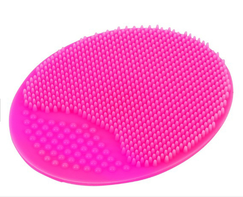 FDA Super Lembut Oval Silikon Sikat Pembersih Wajah Untuk Tubuh Dan Wajah