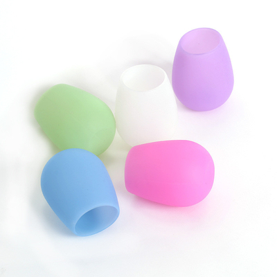 Unbreakable Reusable Colorful Silicon Cup Anggur, Gelas Anggur Silikon Kopi