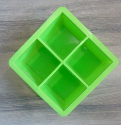 4 pcs Silicone Ice Cube Cetakan Logo Pencetakan Kustom Dan Logo Timbul Kustom